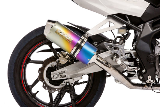 Full Exhaust System Muffler Racing JP ANO/Anodized Titanium CBR250RR