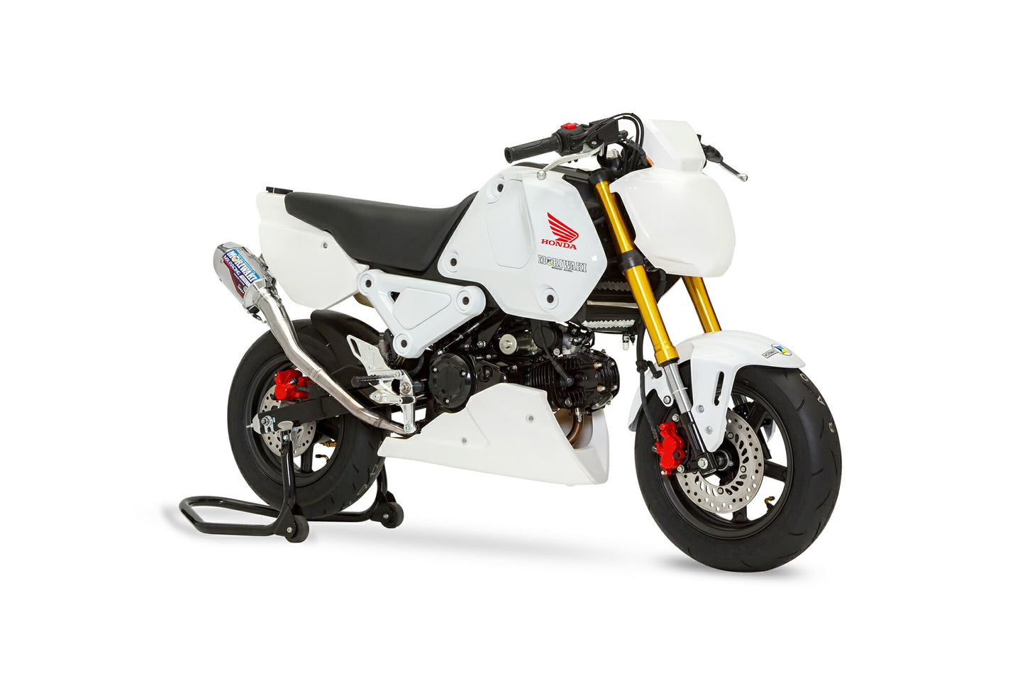 スリップオンエキゾースト マフラー MXレーシング スペック1 SUS/ステンレスポリッシュ グロム