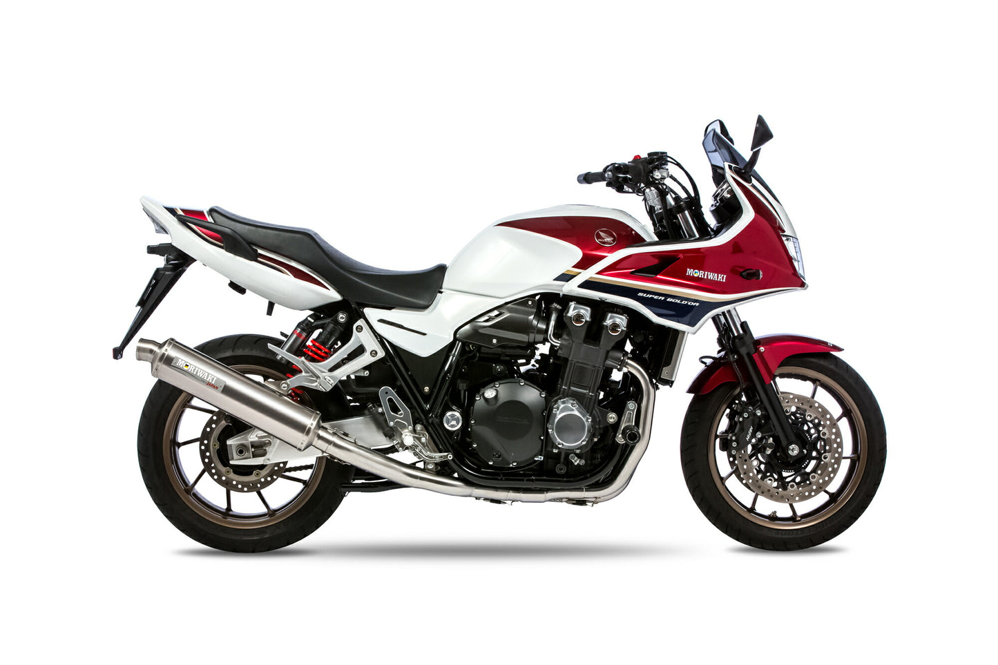 Full Exhaust Muffler Zero WT/White Titanium CB1300SF/SB
