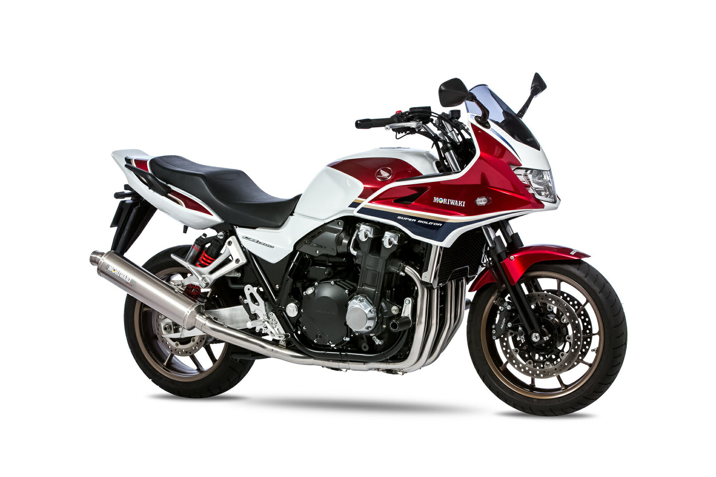 Full Exhaust Muffler Zero WT/White Titanium CB1300SF/SB