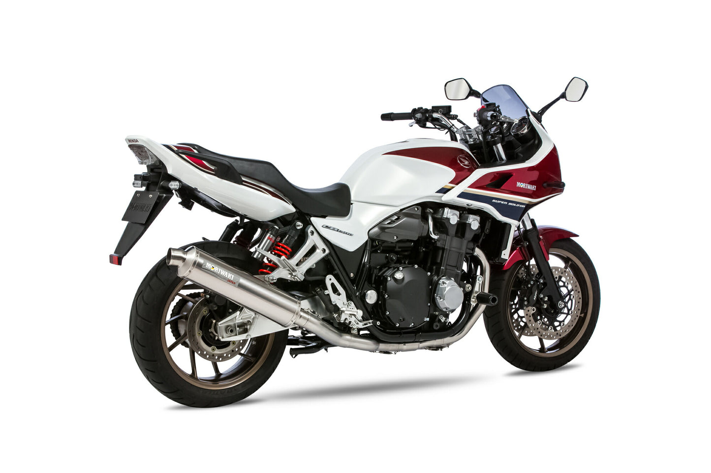 Full Exhaust Muffler Zero WT/White Titanium CB1300SF/SB