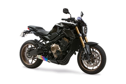Full Exhaust System Cross Short Zero Black/Ano CB650R CBR650R