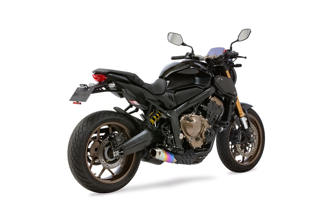 Full Exhaust System Cross Short Zero Black/Ano CB650R CBR650R