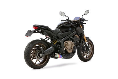Full Exhaust System Cross Short Zero Black/Ano CB650R CBR650R
