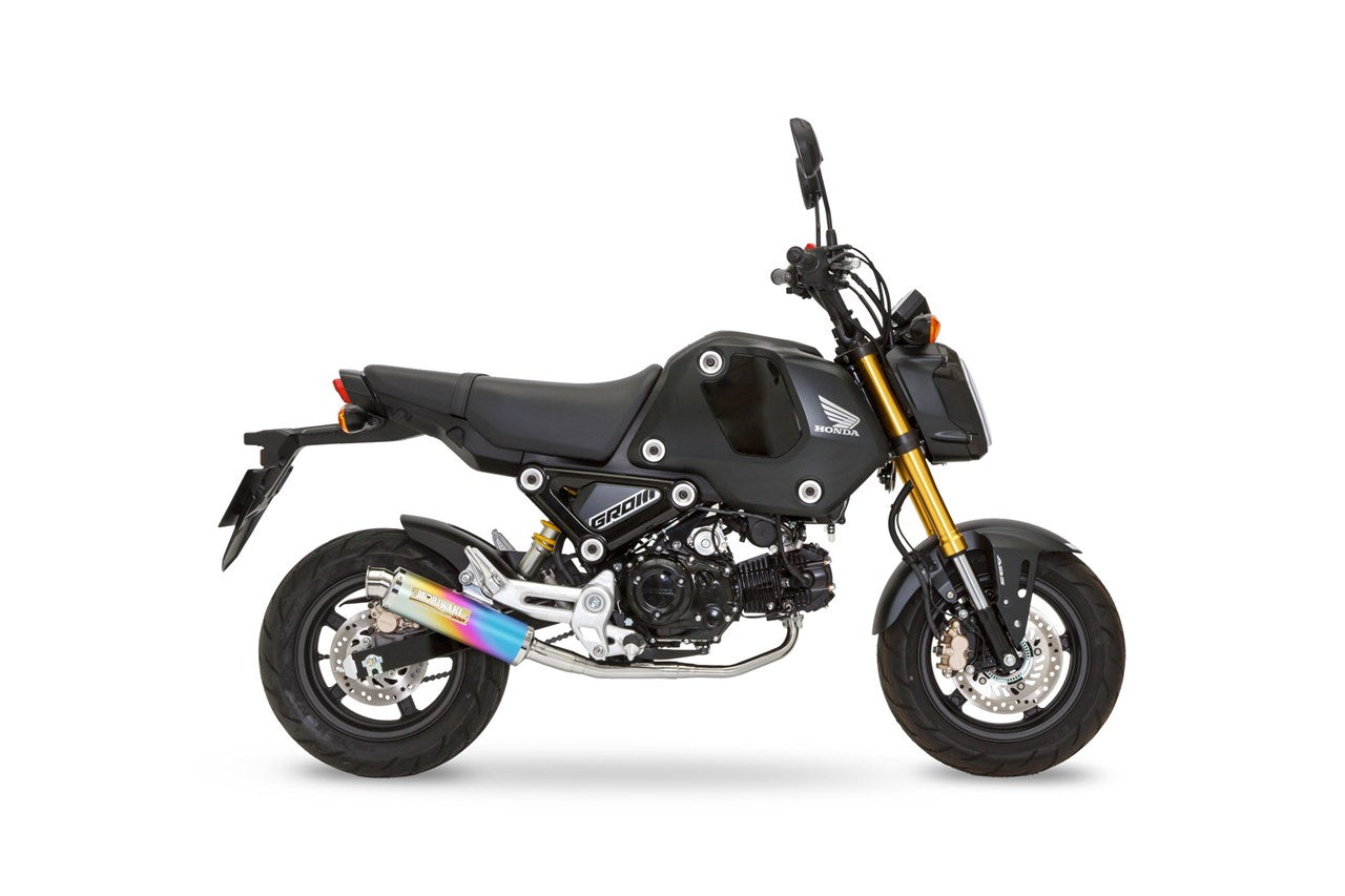 Full Exhaust Muffler ZERO ANO/Anodized Titanium GROM
