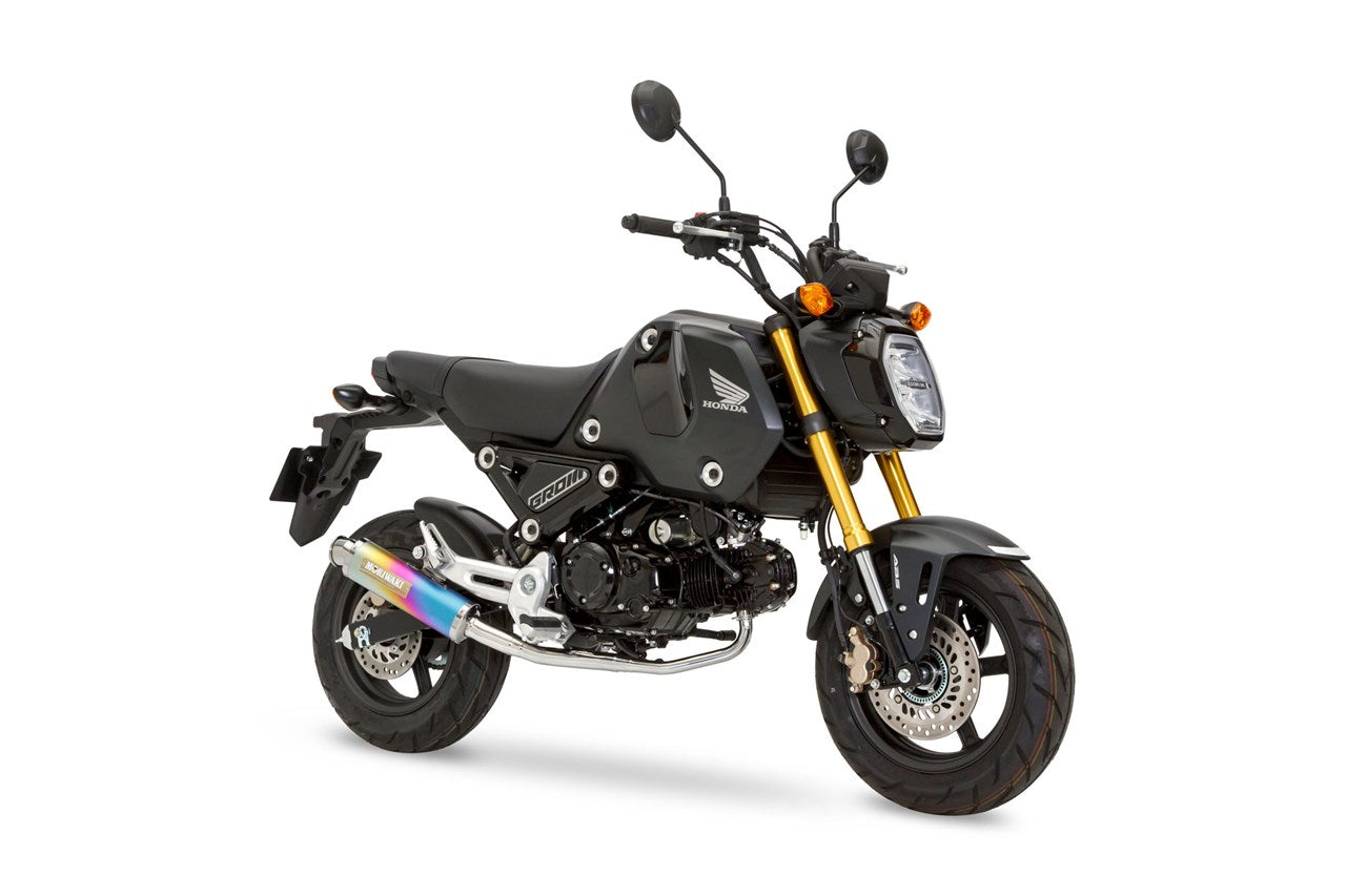 Full Exhaust Muffler ZERO ANO/Anodized Titanium GROM