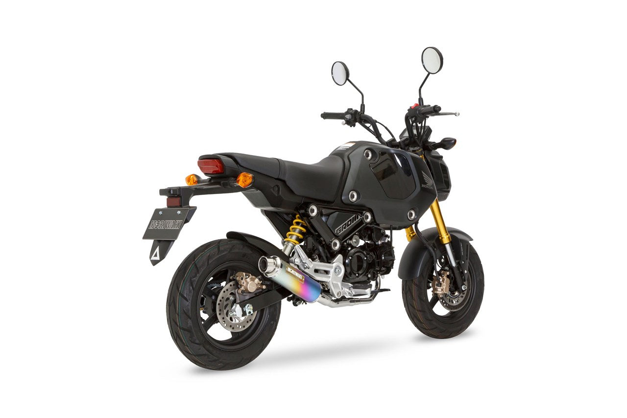 Full Exhaust Muffler ZERO ANO/Anodized Titanium GROM