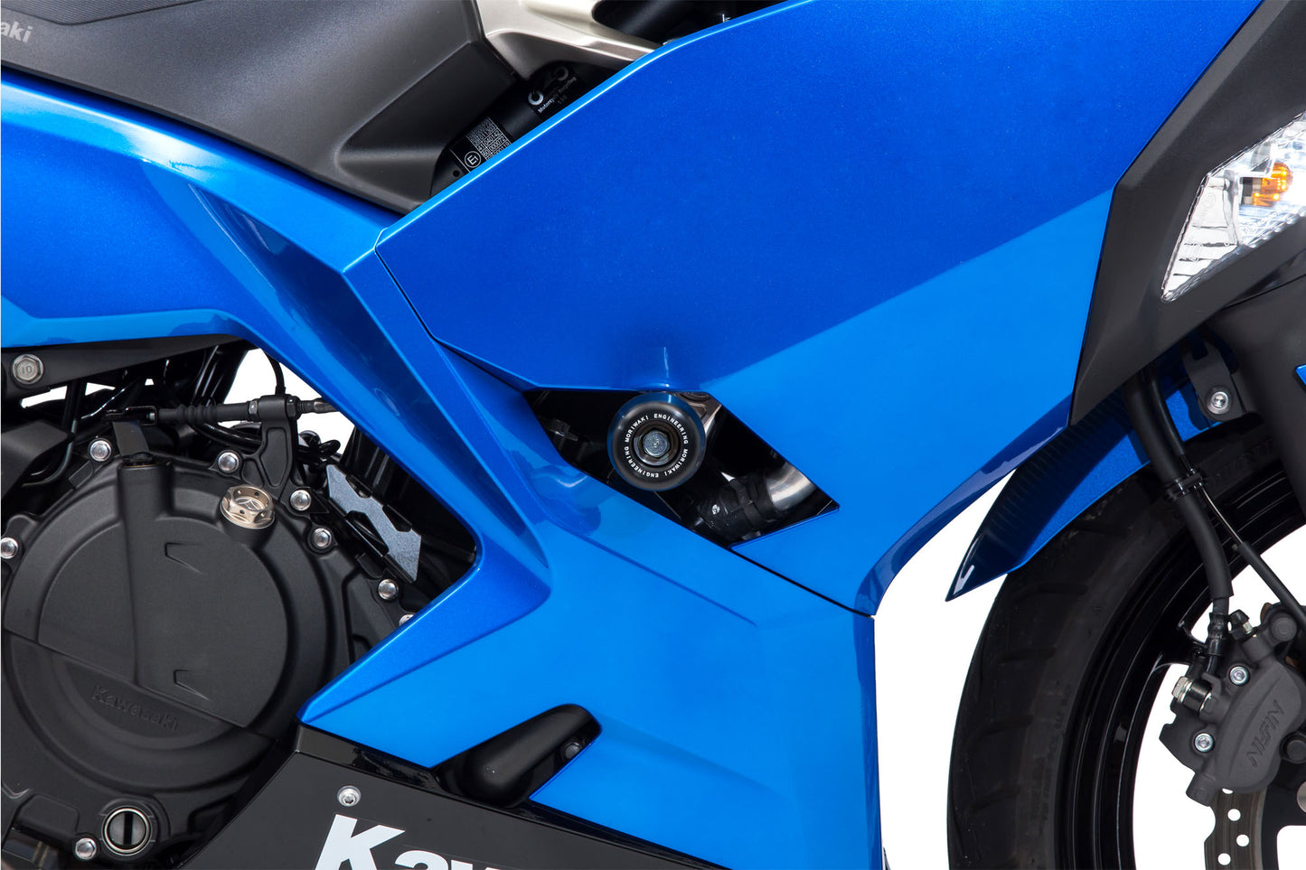 Skid Pad Black Ninja 250 Ninja 400 Z250 Z400