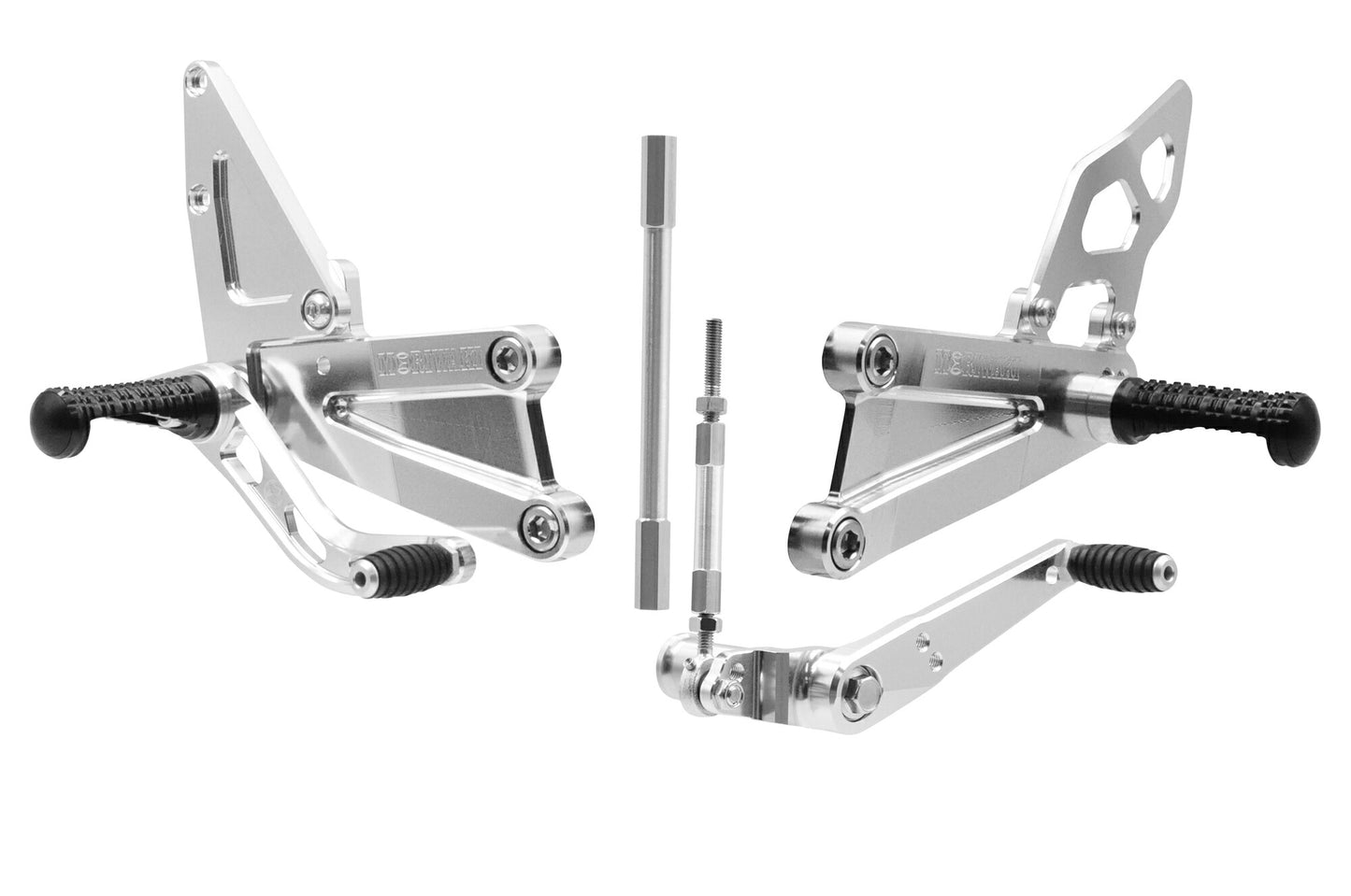 Back Step Kit, Racing, Silver, CBR600RR