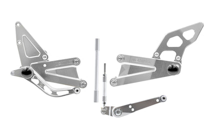 Back Step Kit, Racing, Silver, CBR600RR