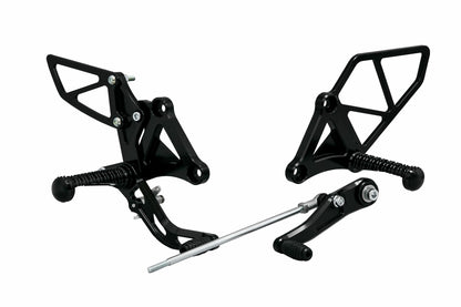 Rear Sets Kit Black CB650R CBR650R