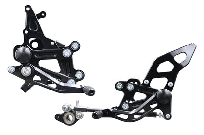 Rear Sets Kit Black CBR600RR