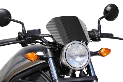 メーターバイザーキット CF 綾織 カーボン REBEL レブル250 レブル500