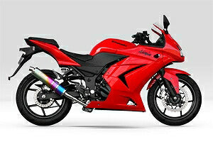 ZERO Exhaust Slip-on Muffler Anodized Titanium Muffler Ninja 250R