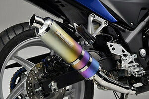 ZERO SS Slip-on Exhaust Anodized Titanium Muffler CBR250R
