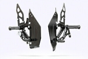 Rear Sets Kit Black CBR400R/CB400F/400X