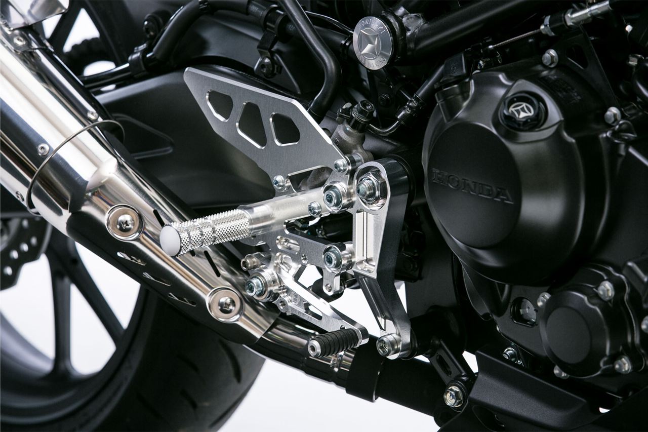 Rearsets Kit CB250R 2018-2021/ 2022- Silver Anodized 1 Set