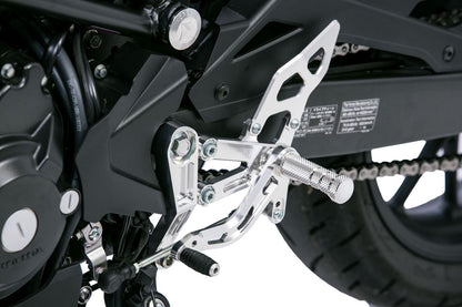 Rearsets Kit CB250R 2018-2021/ 2022- Silver Anodized 1 Set