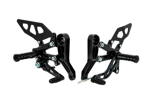 Rear Sets Kit CB250R 2018-2021/ 2022- Black Anodized 1 Set