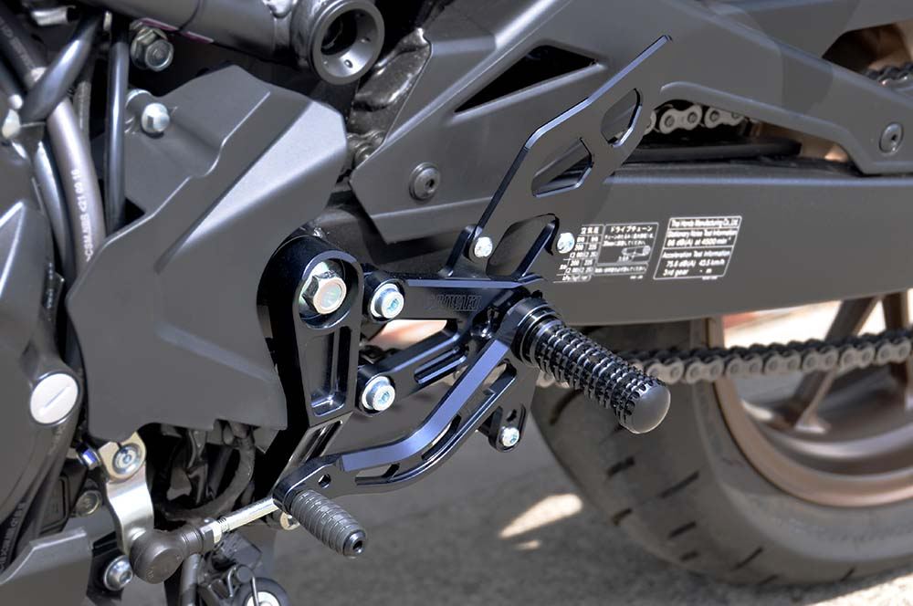 Rear Sets Kit CB250R 2018-2021/ 2022- Black Anodized 1 Set