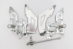 Rear Set Kit 400X/ CBR400R/ CB400F 2013-2015 Silver Anodized 1 Set