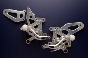 Backstep Kit VTR1000 SP-1/2 All Years Silver Anodized 1 Set