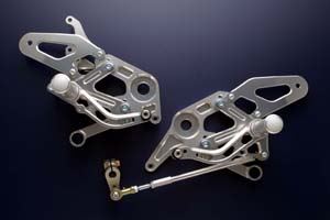 Rearsets Kit VTR1000F All Years Silver Anodized 1 Set