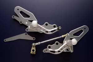 Rear Step Kit Z1/ Z2/ Z1-R/ Z1000MK2 All Years Silver Anodized 1.47kg 1 Set
