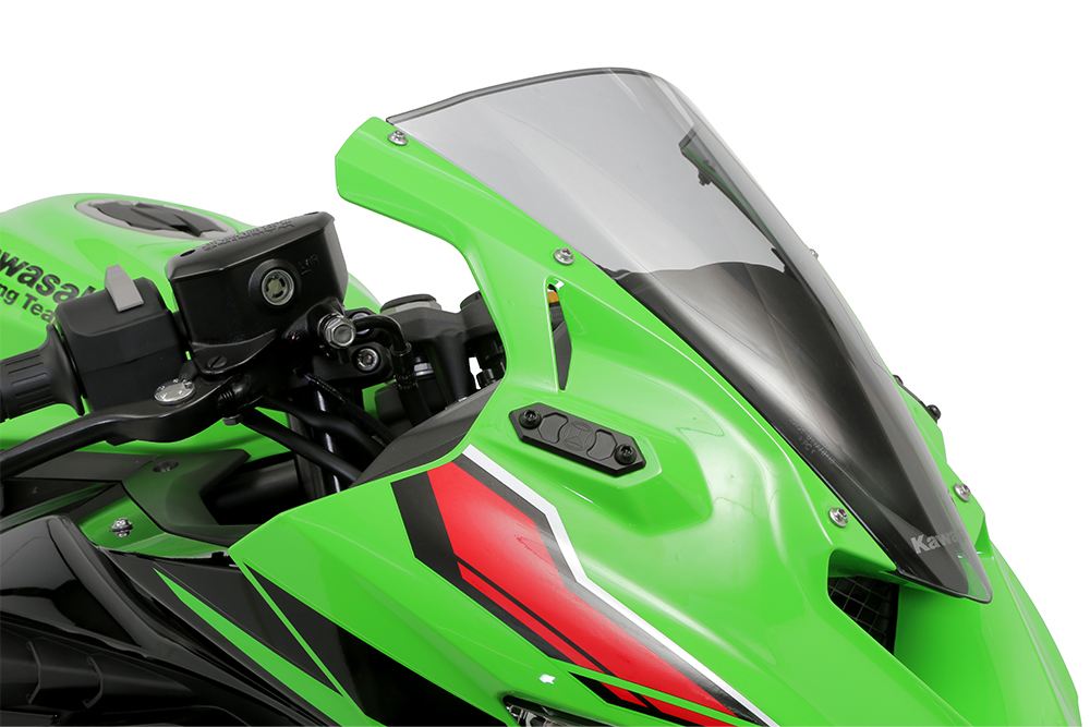 ミラーホールカバー ZX-25R Ninja400 ZX-4R ZX-4RR ブラックアルマイト 1セット ニンジャ