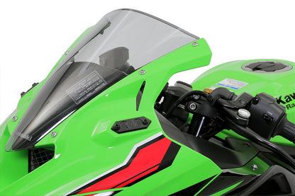 ミラーホールカバー ZX-25R Ninja400 ZX-4R ZX-4RR ブラックアルマイト 1セット ニンジャ