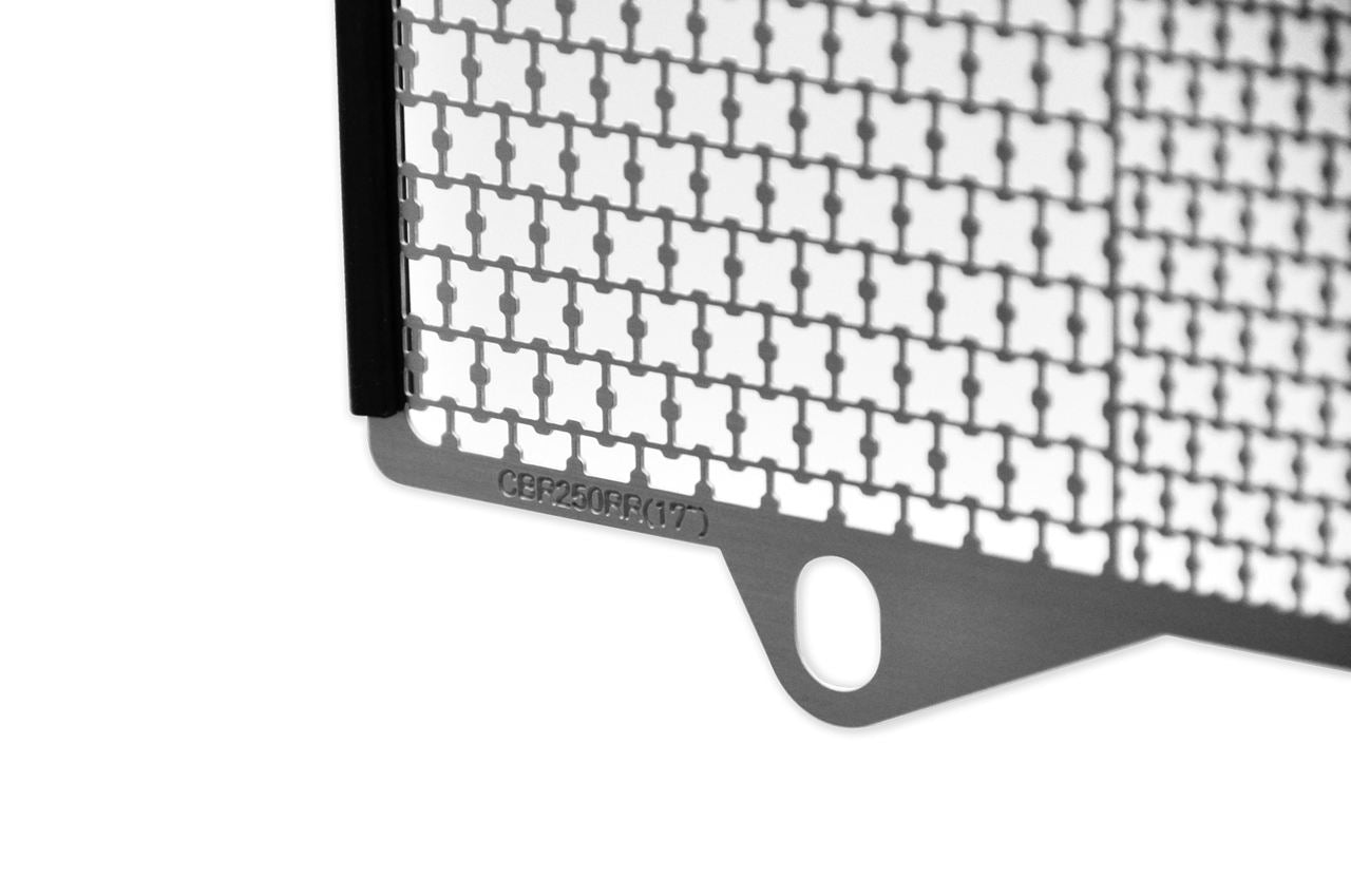 Radiator Core Guard SV CBR250RR 2017-2022 Stainless Polish