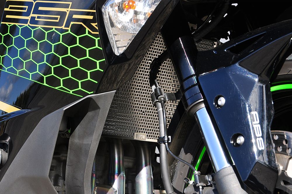 Radiator Core Guard SV Ninja ZX-25R ZX-4R SE/ZX-4RR Stainless Polish Ninja