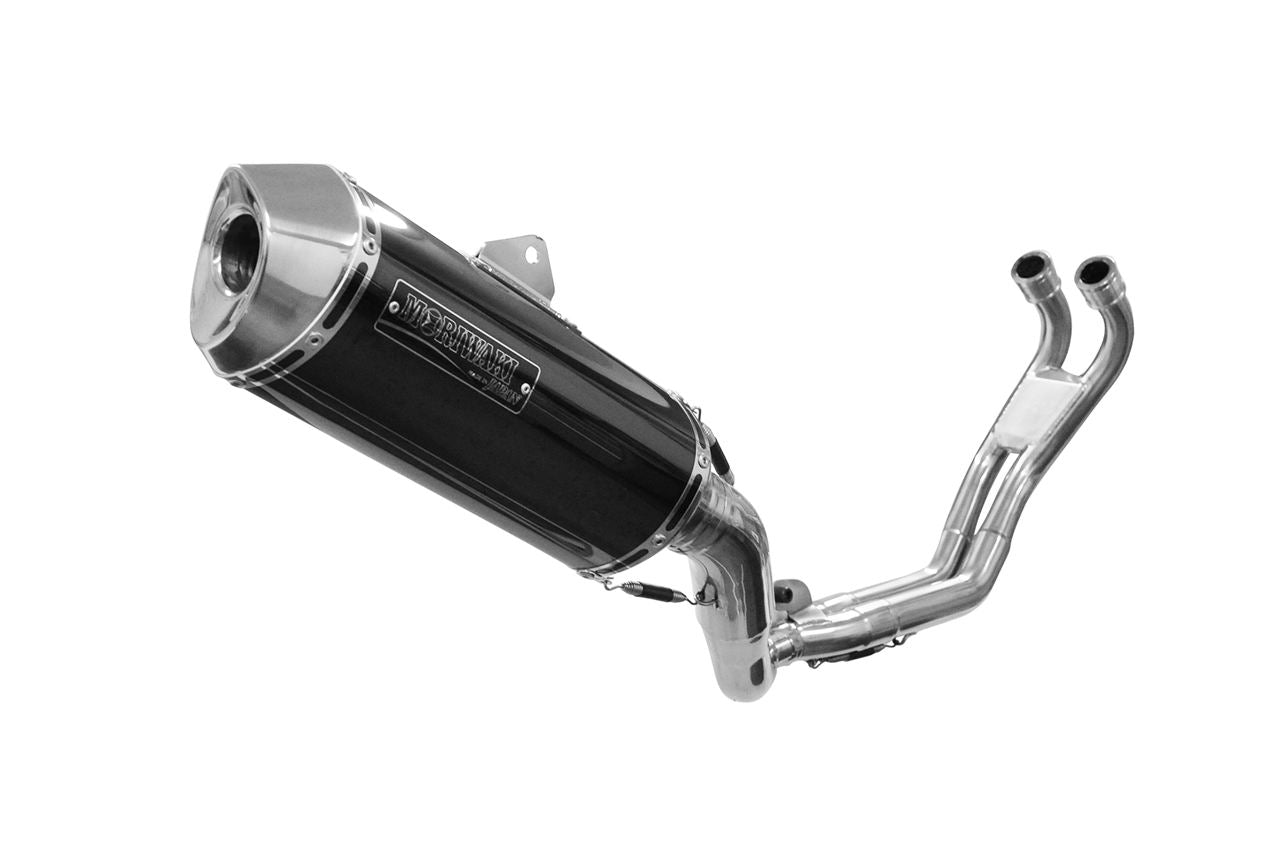 Titanium Full Exhaust MX CBR250RR Black Pearl-kai/Gloss Black