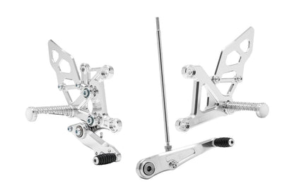 Rear Sets Kit CBR400R 400X 2019- Silver Anodized 1 Set
