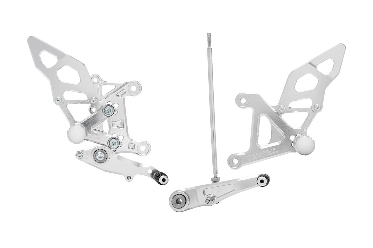 Rear Sets Kit CBR400R 400X 2019- Silver Anodized 1 Set