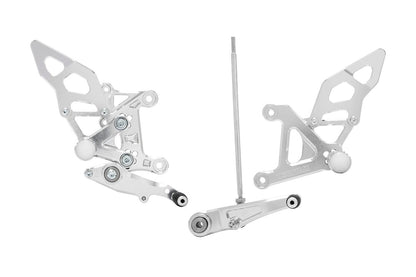 Rear Sets Kit CBR400R 400X 2019- Silver Anodized 1 Set