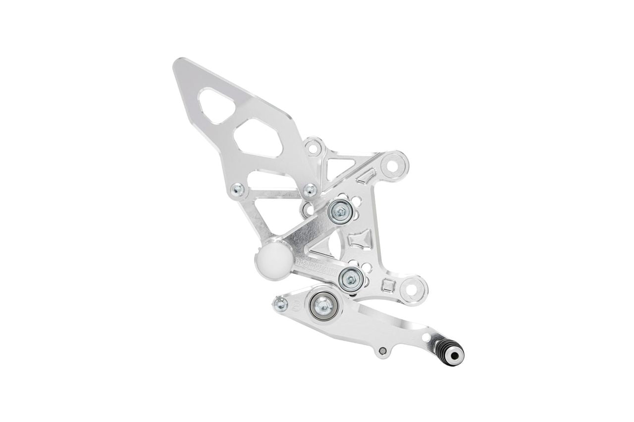 Rear Sets Kit CBR400R 400X 2019- Silver Anodized 1 Set
