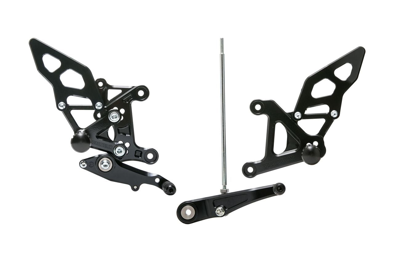 Rear Sets Kit BLACK CBR400R/400X 2019- Black Anodized 1 Set