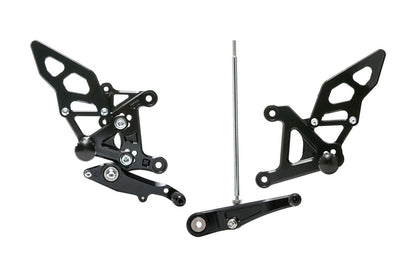 Rear Sets Kit BLACK CBR400R/400X 2019- Black Anodized 1 Set
