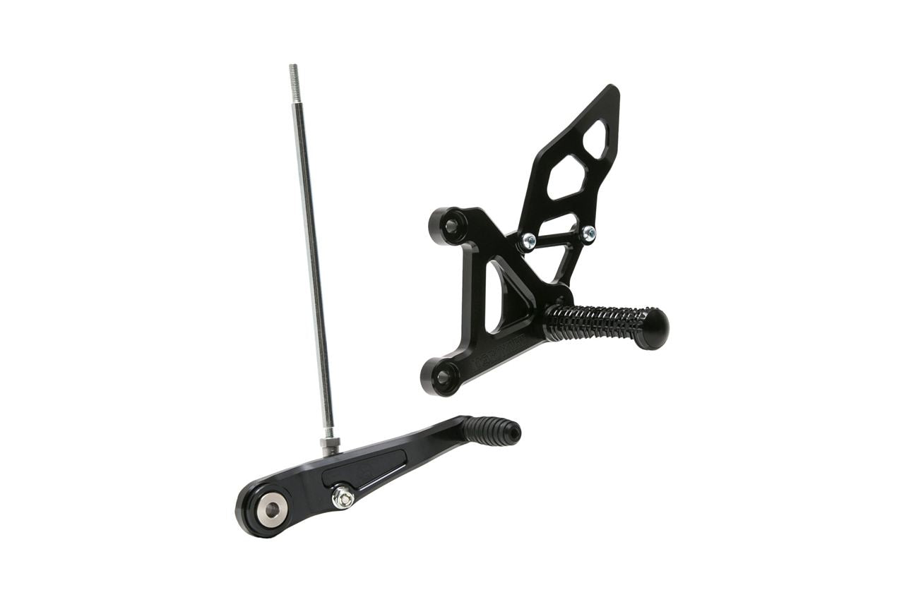 Rear Sets Kit BLACK CBR400R/400X 2019- Black Anodized 1 Set