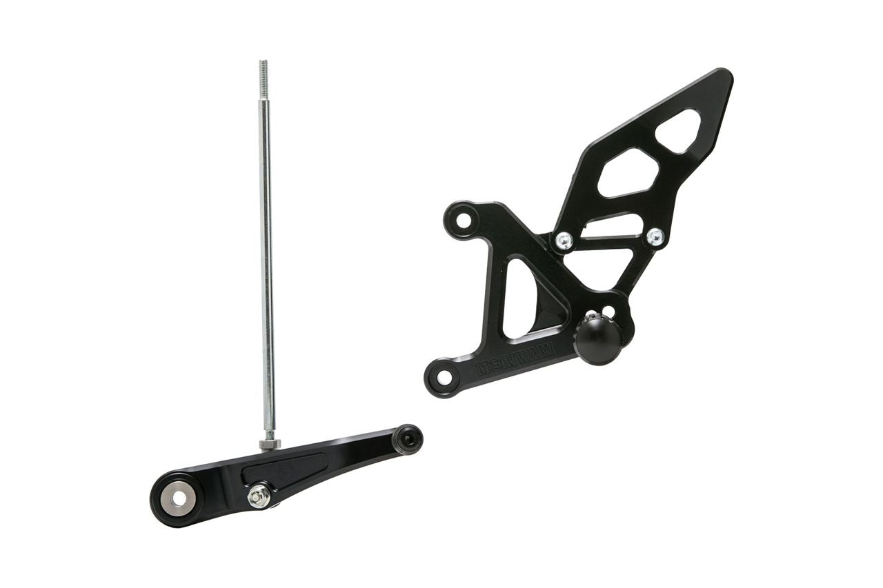 Rear Sets Kit BLACK CBR400R/400X 2019- Black Anodized 1 Set