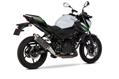 Slip-On Exhaust for Ninja 250/400 and Z250/400, MXR Black Pearl-Kai/Glossy Black