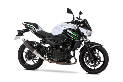 Slip-On Exhaust for Ninja 250/400 and Z250/400, MXR Black Pearl-Kai/Glossy Black