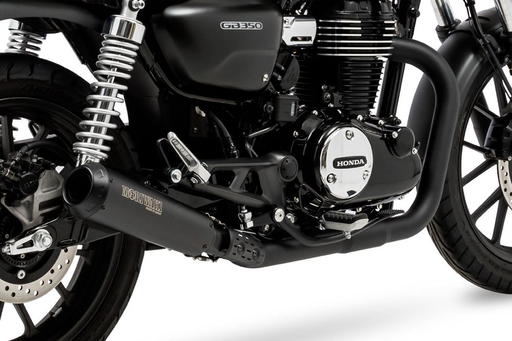 BRS Front Pipe BLACK GB350 2021-2022 Heat Resistant Black