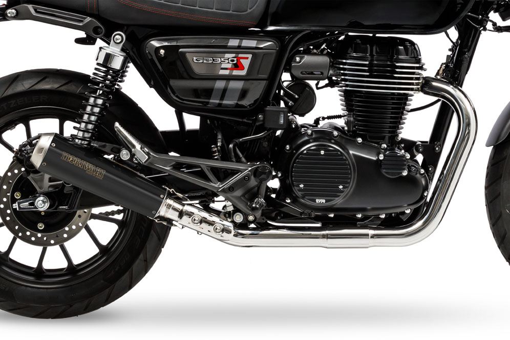 BRS Front Pipe SUS GB350S 2021-2022 SUS Stainless Polish