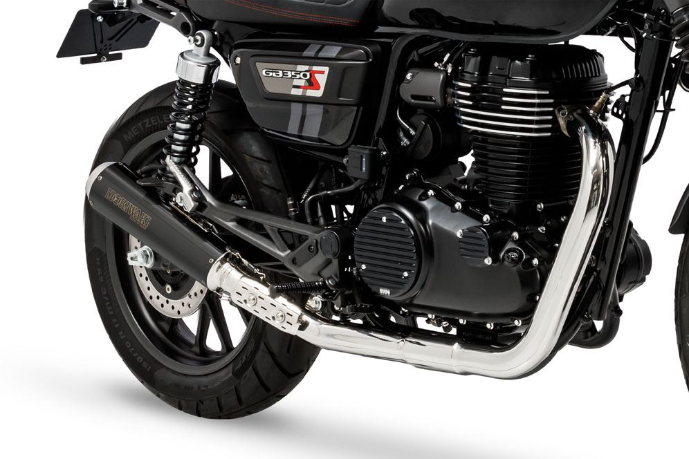 BRS Front Pipe SUS GB350S 2021-2022 SUS Stainless Polish
