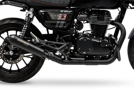 BRS Front Pipe BLACK GB350S 2021- Black Heat-Resistant Black