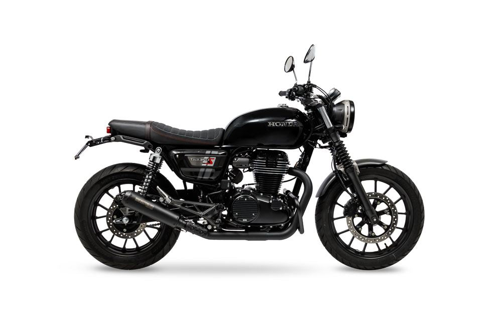BRSフロントパイプ BLACK GB350S 2021- ブラック耐熱ブラック