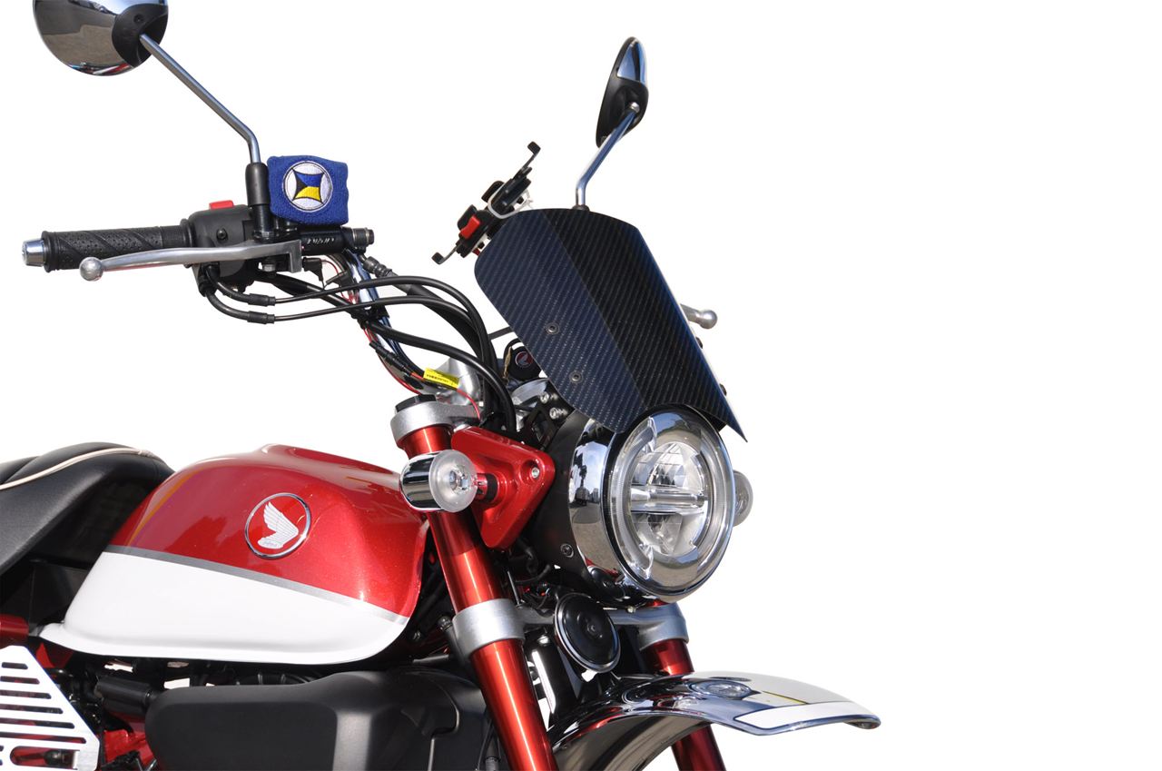 メーターバイザーキット CF モンキー125 カーボン ブラック 1セット