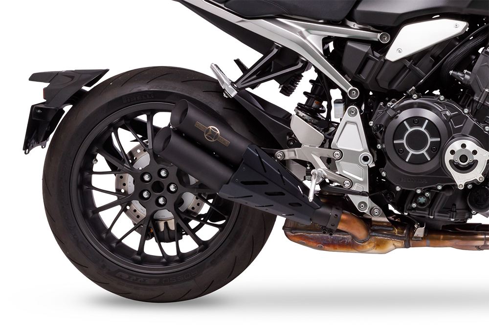 スリップオン エキゾースト クロスショート ツイン CB1000R BLACK ブラック 耐熱黒塗装